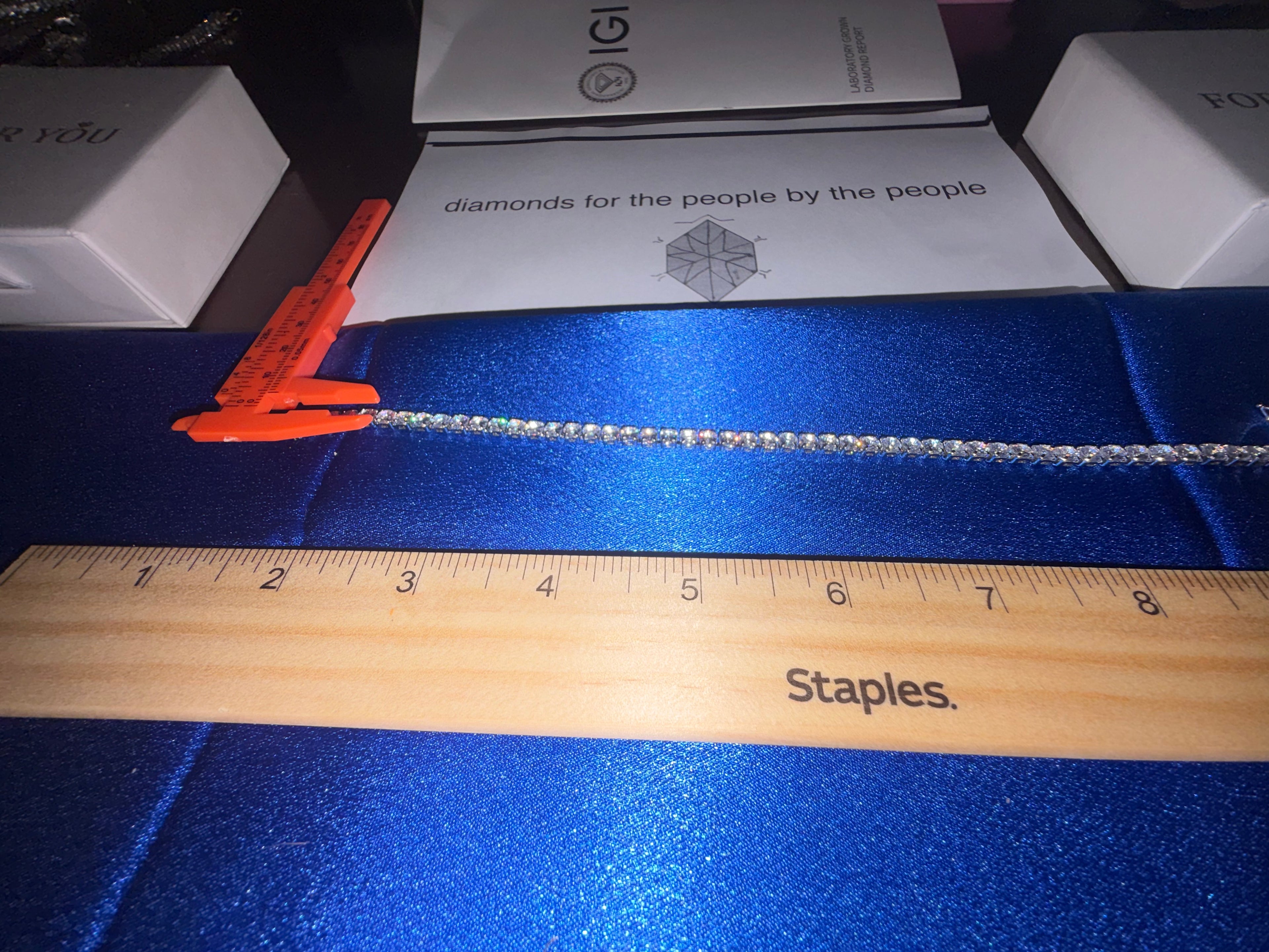 Lab Made Diamond D VVS1 Bracelets