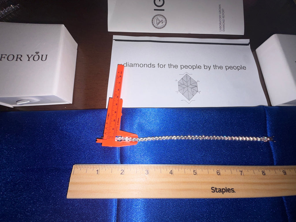 Lab Made Diamond D VVS1 Bracelets