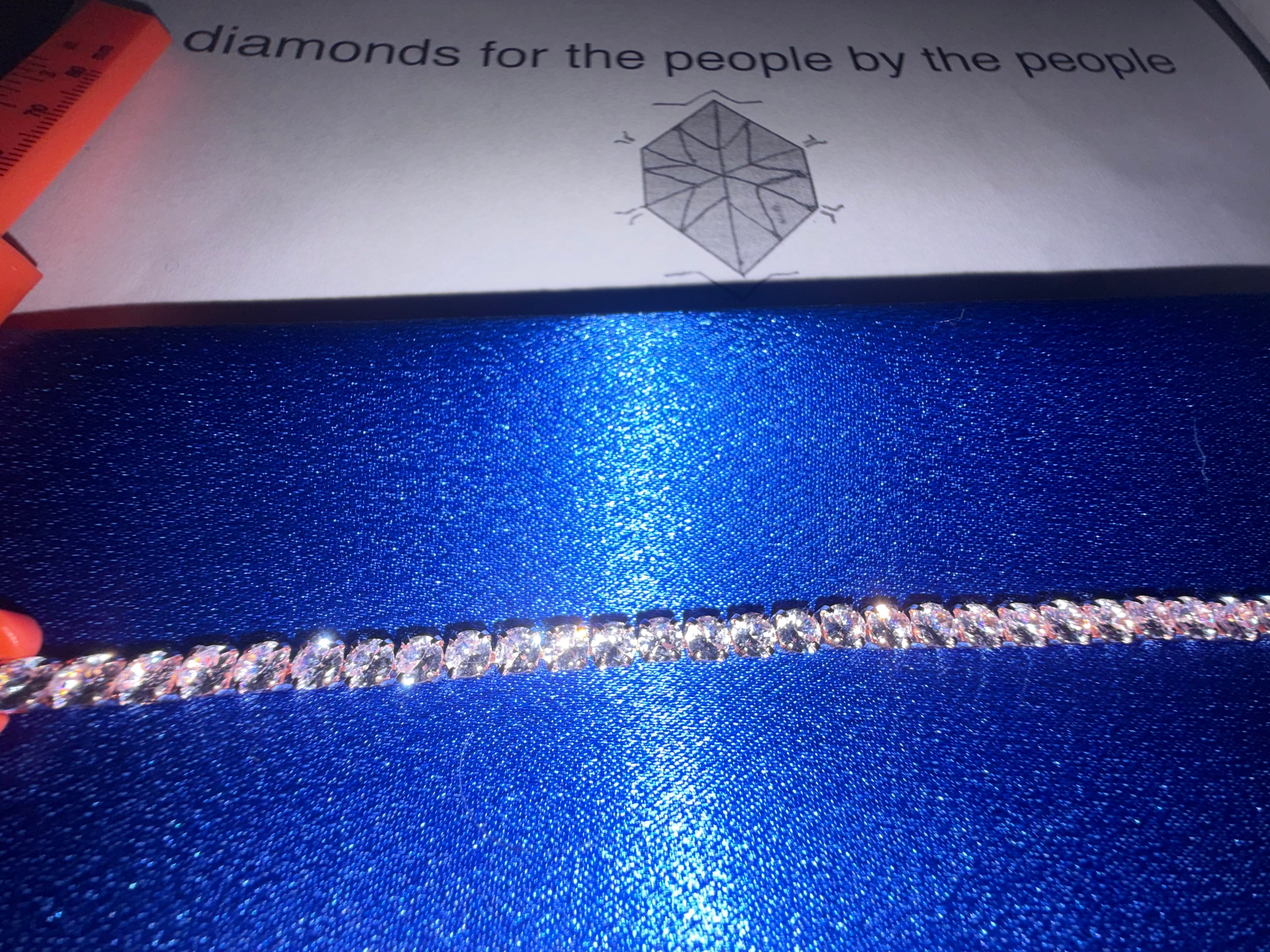 Lab Made Diamond D VVS1 Bracelets